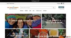 Desktop Screenshot of outlawdonkey.com